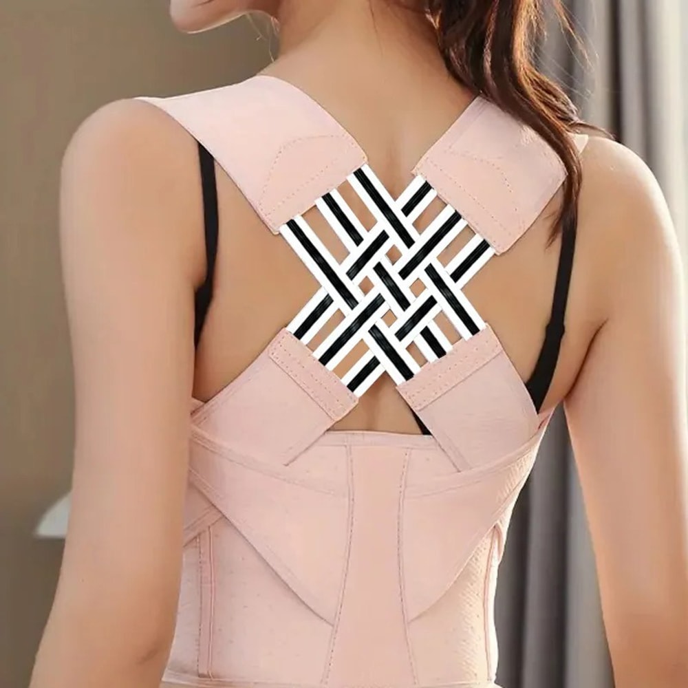 Adjustable Back Straightener Posture Corrector Support Brace For Men And Women 3
