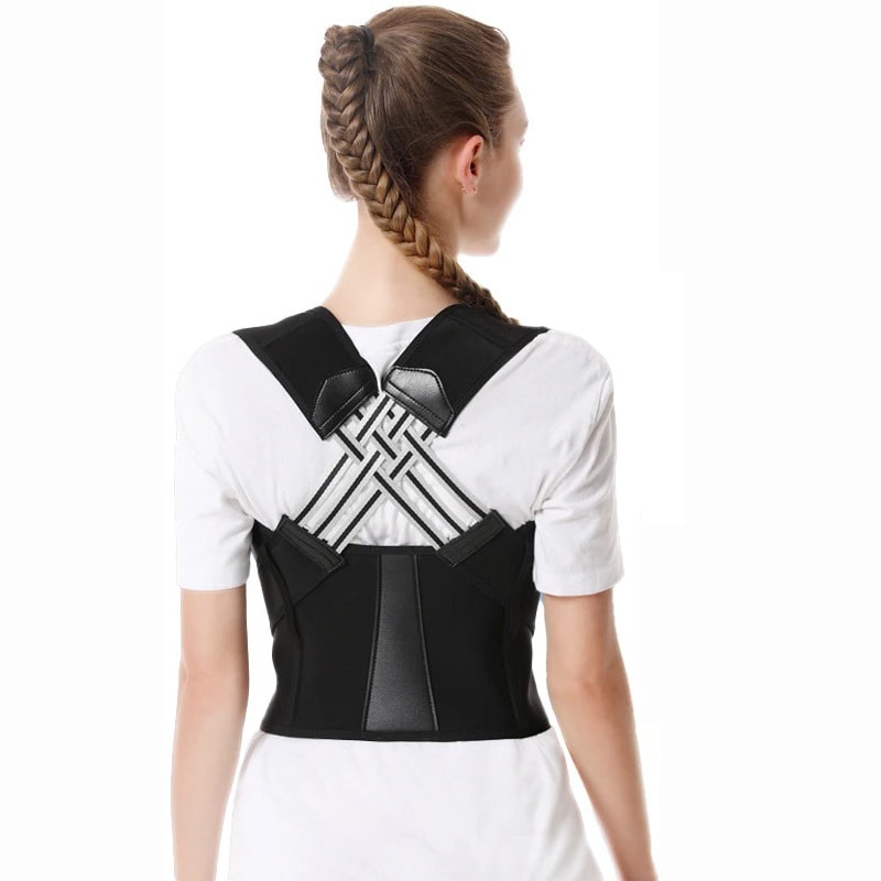 Adjustable Back Straightener Posture Corrector Support Brace For Men And Women 6