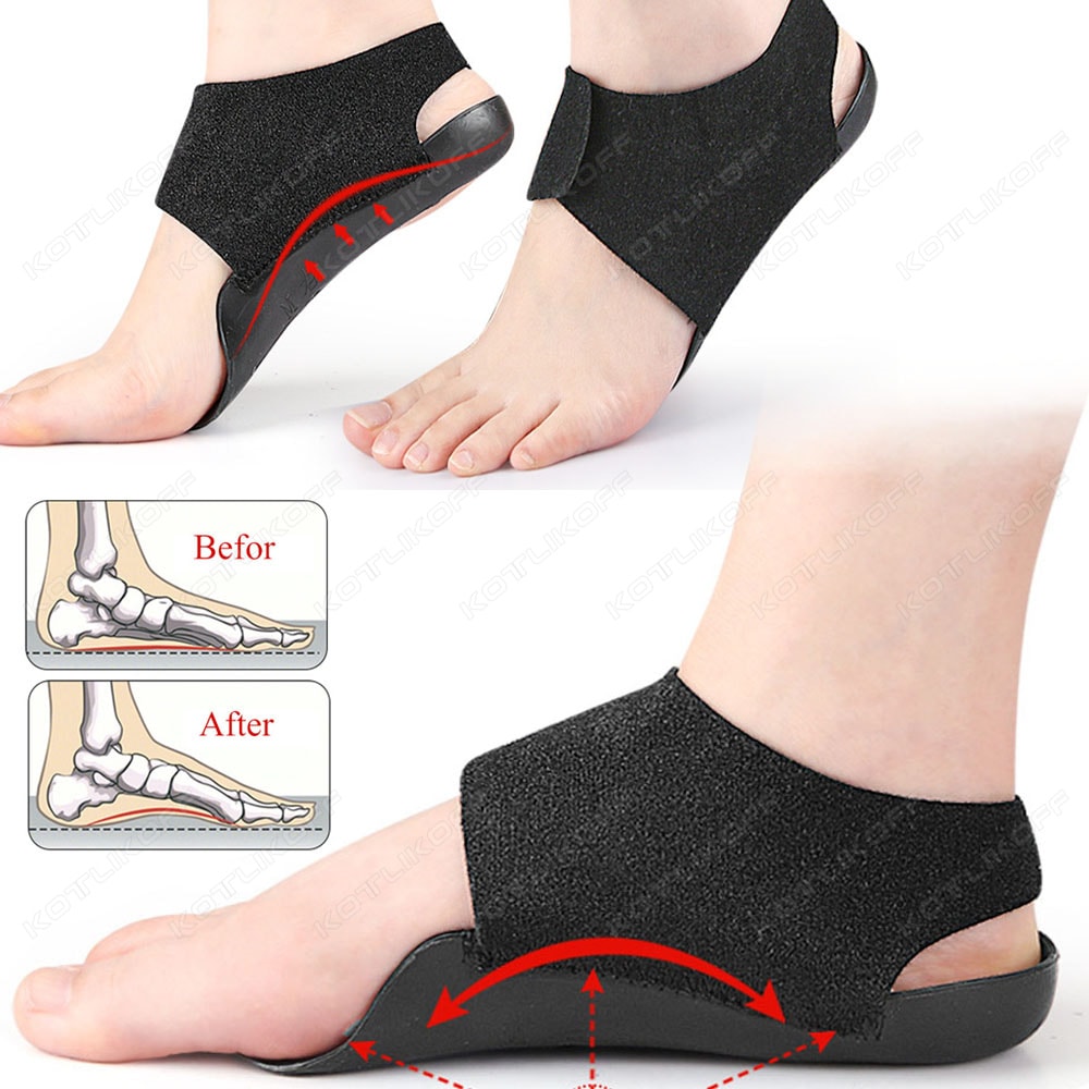 Orthotic Arch Support Insoles For Flat Feet ShockAbsorbing Walking Pad For Foot Care 2