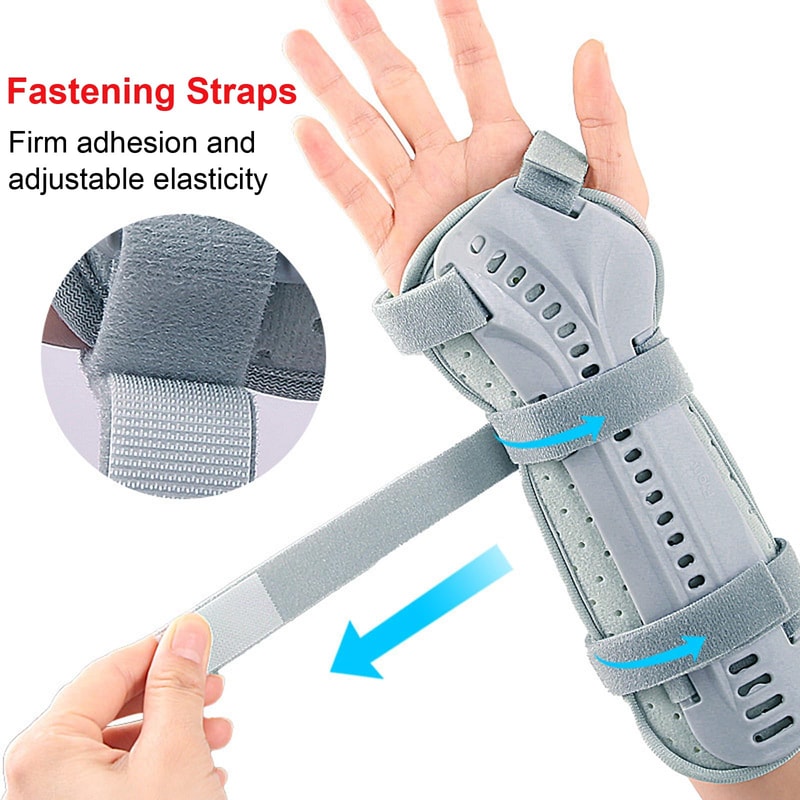 Forearm Wrist Support Brace, Breathable Splint for Pain Relief & Sports Injuries