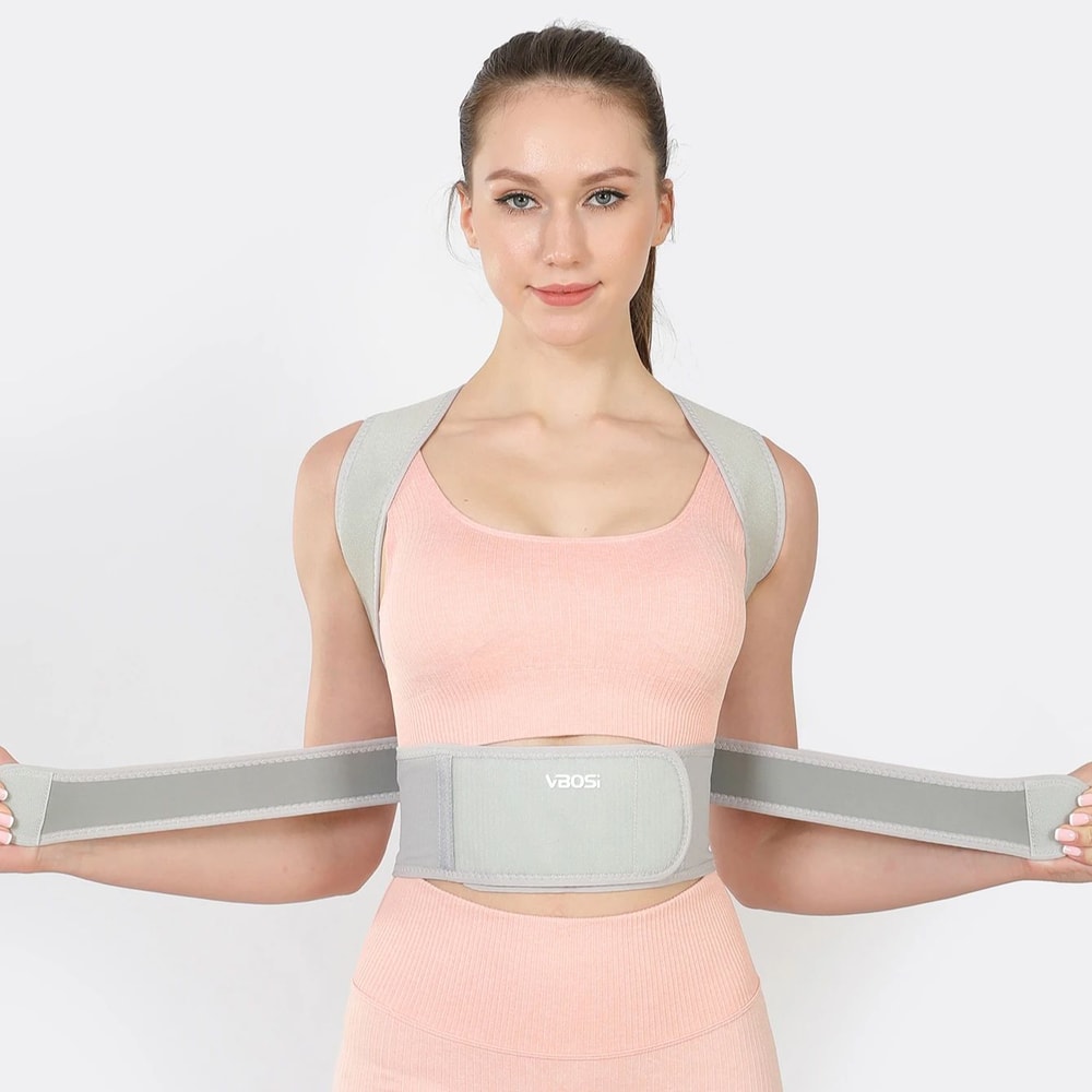 Adjustable Sporty Back Brace For Men Women Posture Corrector Waist Support 3