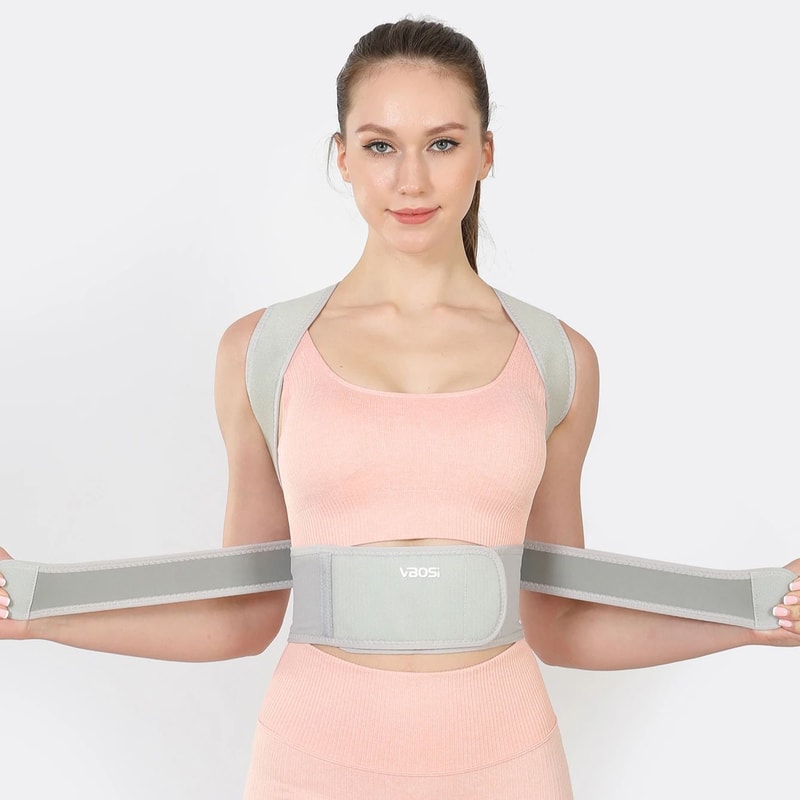 Adjustable Sporty Back Brace For Men Women Posture Corrector Waist Support 3