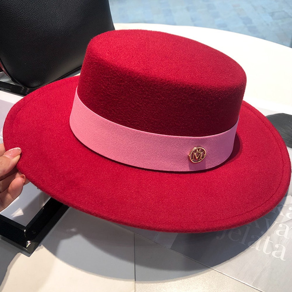 Elegant Classic Women Fedora Hat With Ribbon Band Stylish Felt Jazz Panama Style 11