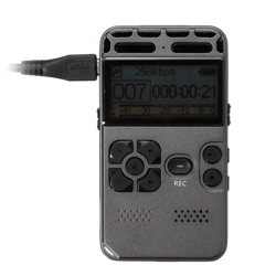 rechargeable digital voice recorder with lcd display & mp3 playback