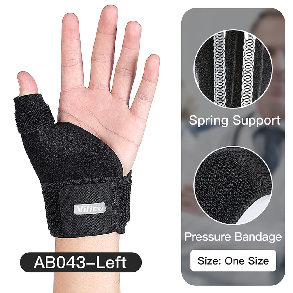 Premium Breathable Wrist Thumb Support Brace For Tendonitis Arthritis Relief 6