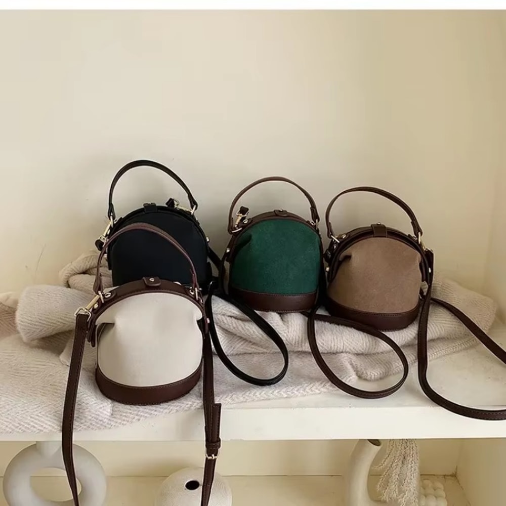 KoreanInspired Shoulder Bucket Bag Versatile Crossbody Fashion Handbag For Spring Summer 3