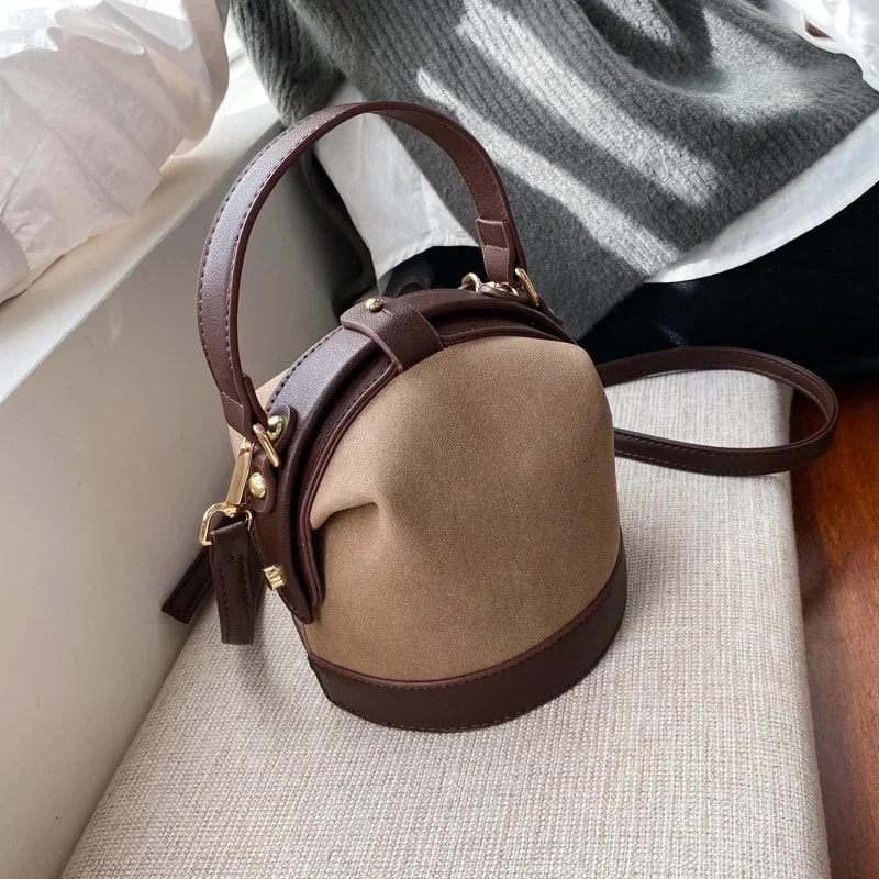 KoreanInspired Shoulder Bucket Bag Versatile Crossbody Fashion Handbag For Spring Summer 5