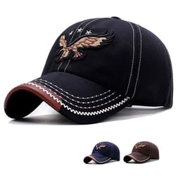 eagle embroidered baseball cap for men and women, trendy, four-season casual sun hat