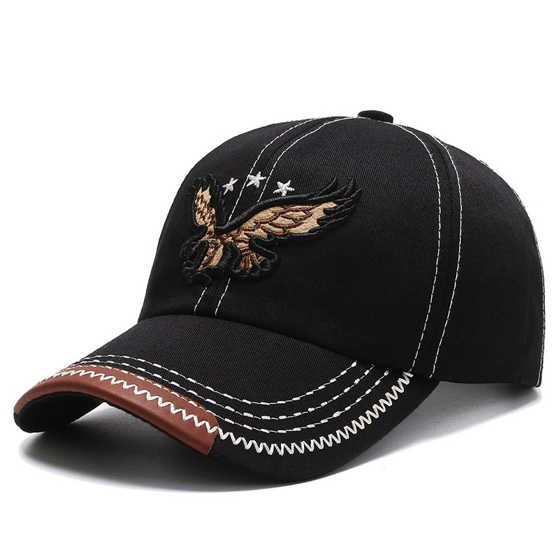 Eagle Embroidered Baseball Cap For Men And Women Trendy FourSeason Casual Sun Hat 6