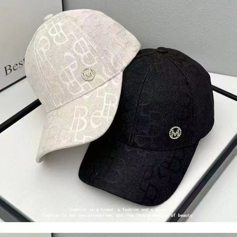 Retro Letter Print Baseball Cap Adjustable Women Baseball Cap For Casual Streetwear Style 0