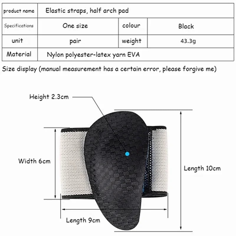 Orthopedic Arch Support Insoles For Flat Feet Pain Relief Shoe Inserts Men Women 5