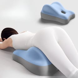 ergonomic memory foam bed pillow for waist & tummy support