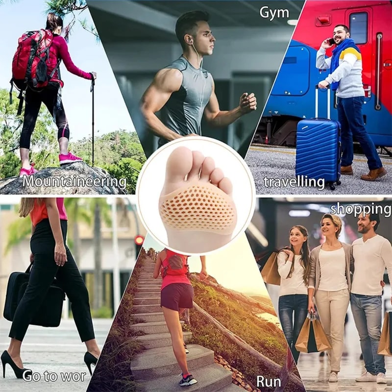 Silicone Metatarsal Pads Toe Separator For Foot Pain Relief 5