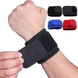 adjustable gym wrist support straps, fitness brace for weightlifting & training