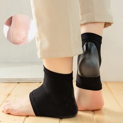 silicon heel protector socks for foot pain relief and skin repair
