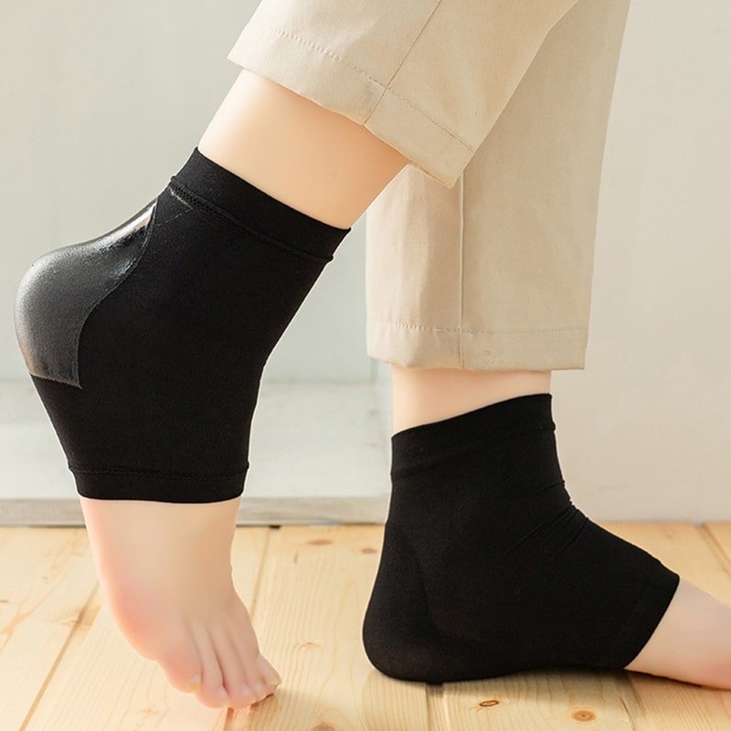 Silicon Heel Protector Socks For Foot Pain Relief And Skin Repair 4