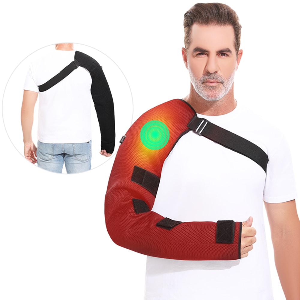 Advanced Thermal Arm Massager Vibration Brace For Shoulder Elbow Pain Relief 1
