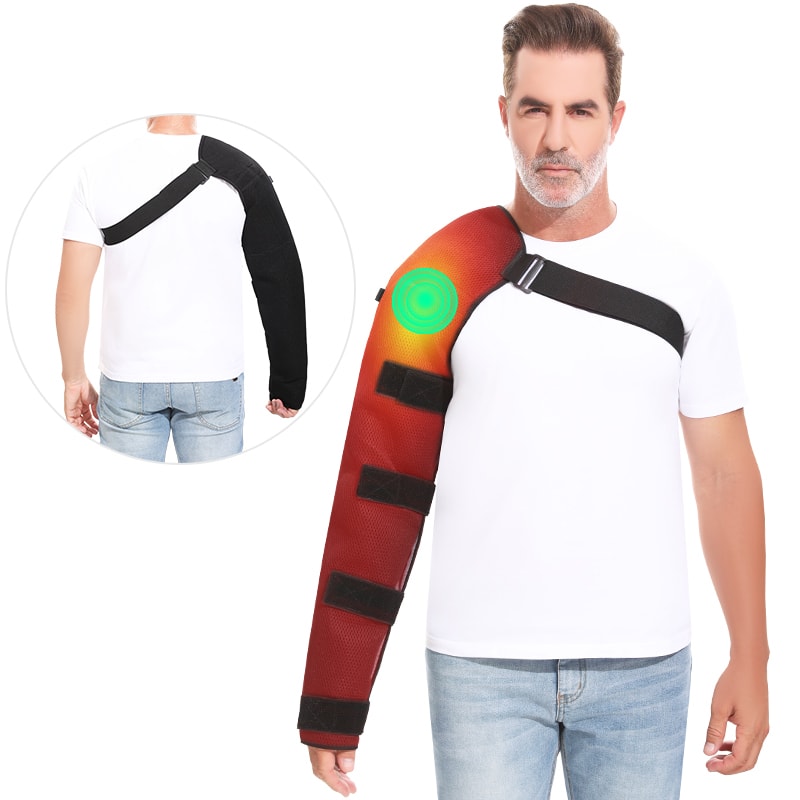 Advanced Thermal Arm Massager Vibration Brace For Shoulder Elbow Pain Relief 3