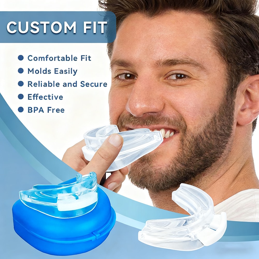 Adjustable Anti Snoring Mouthpiece Night Guard For Better Sleep Teeth Protection 3