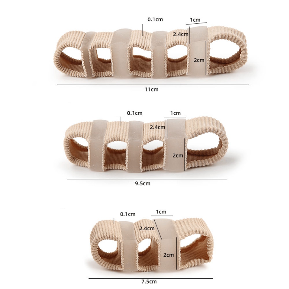 Silicone Bunion Corrector Toe Separator For Hallux Valgus Relief 5