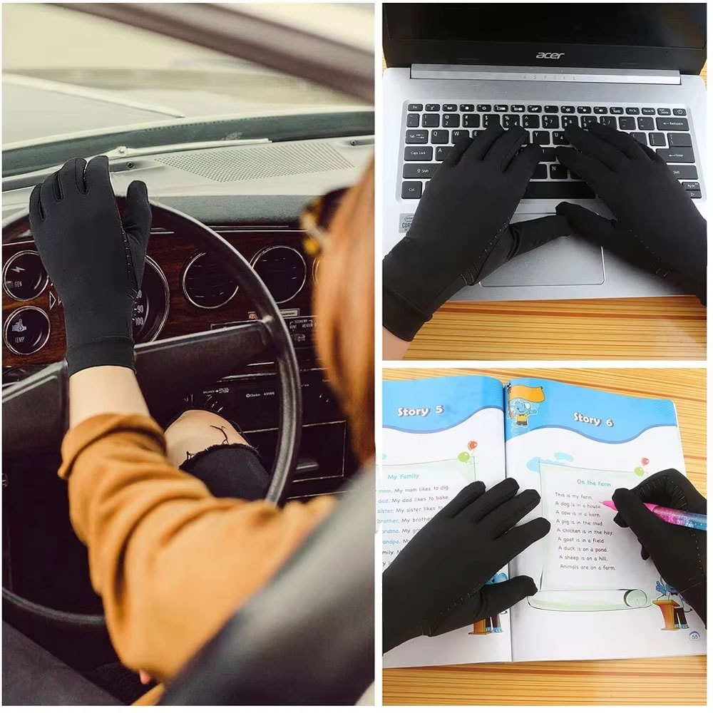 Copper Compression Gloves Full Finger For Arthritis Pain Relief And Daily Support 5