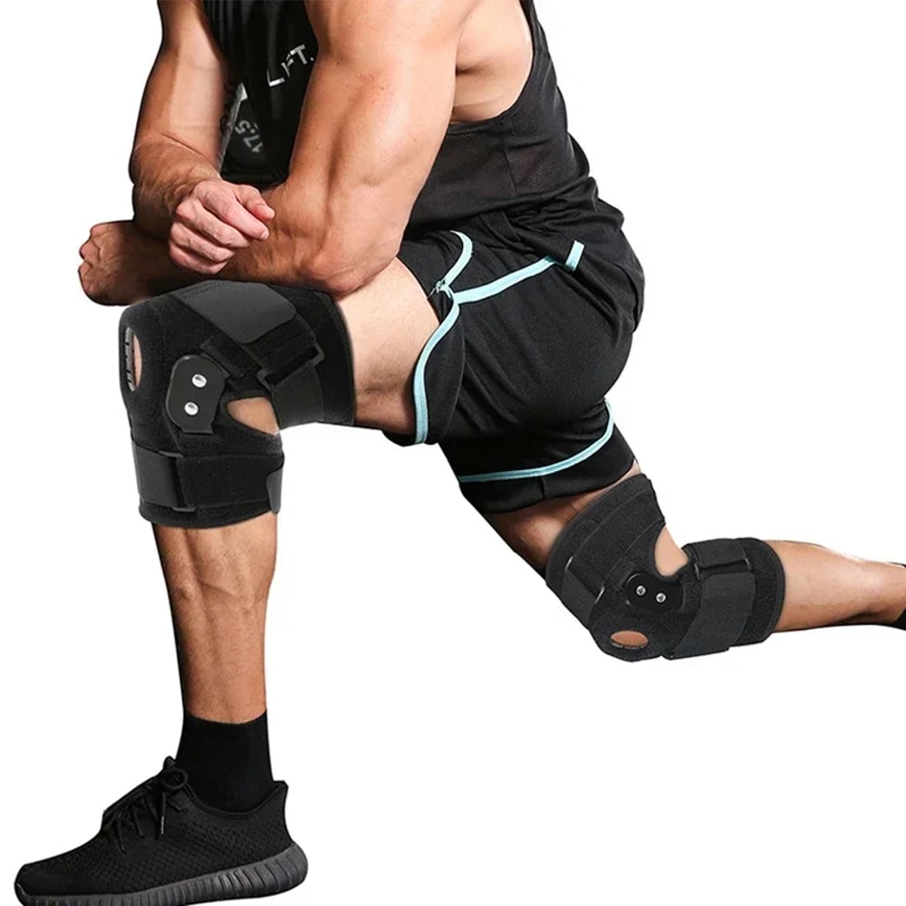 Adjustable Hinged Knee Brace For Meniscus Tear Support Pain Relief 2