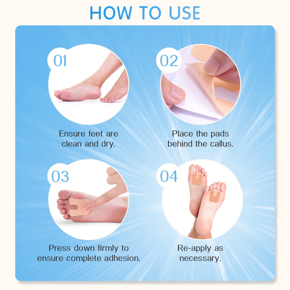 Callus Cushions Foot Pain Relief Pads Anti Callus Protection For Daily Comfort 2