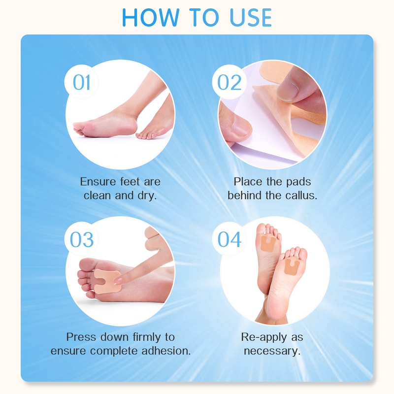 Callus Cushions Foot Pain Relief Pads Anti Callus Protection For Daily Comfort 2