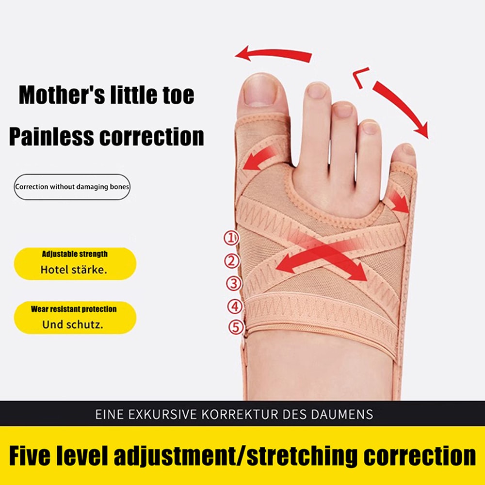 Adjustable Bunion Corrector Toe Separator Sleeve For AllDay Foot Pain Relief 3