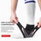 Adjustable Ankle Support Brace with Compression Sleeve for Sports Stability and Injury Prevention