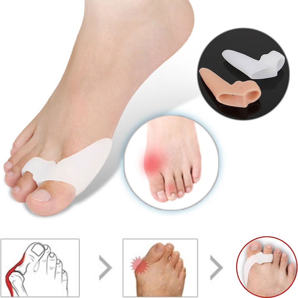 Comfort Gel Hammer Toe Corrector Bunion Guard Toe Separator Pair 3