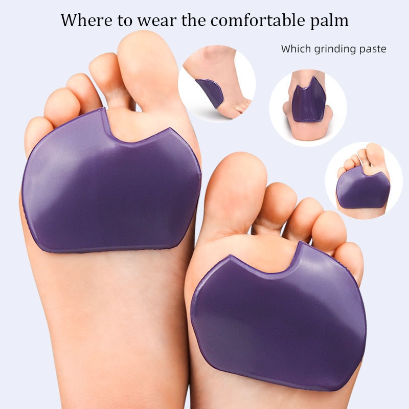 Silicone Gel Forefoot Pads For Women Anti Slip Shoe Inserts Pain Relief Cushions 3