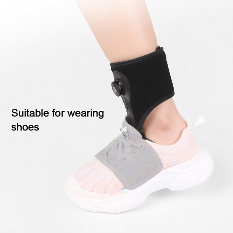 Adjustable Foot Drop Brace Ankle Support Orthosis With AntiSlip Stabilizer 2