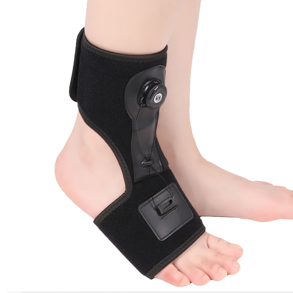 Adjustable Foot Drop Brace Ankle Support Orthosis With AntiSlip Stabilizer 0