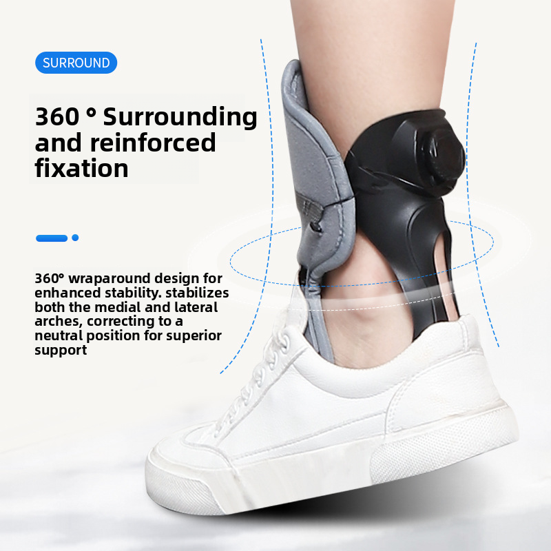 Adjustable Ankle Foot Orthosis For Stroke Rehabilitation And Drop Foot Support 1