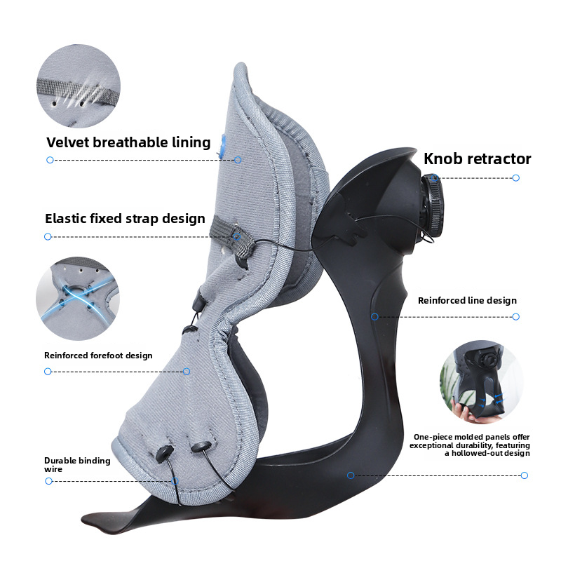 Adjustable Ankle Foot Orthosis For Stroke Rehabilitation And Drop Foot Support 3