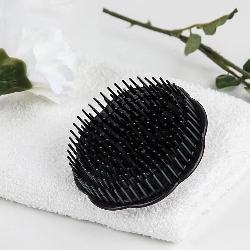 Silicone Scalp Massager Brush For Deep Clean Relaxing Hair Care 0