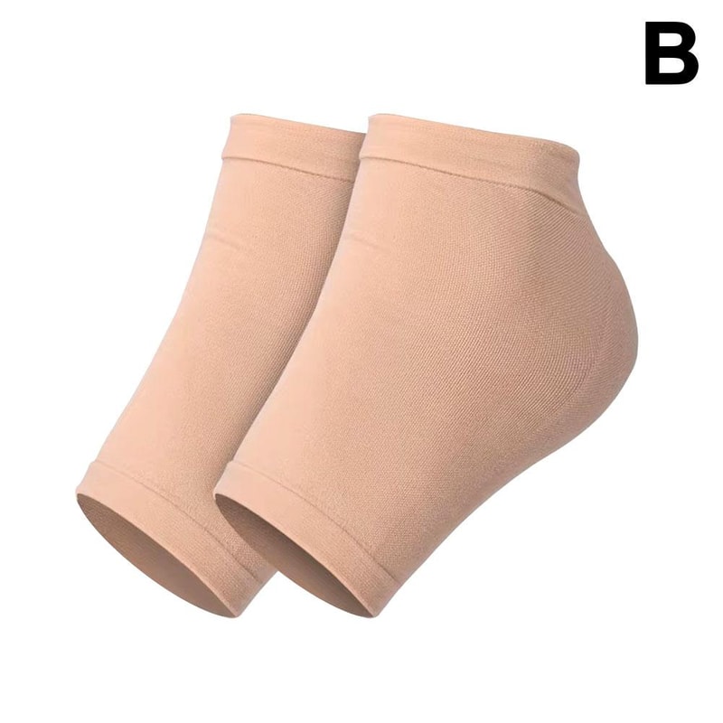 Silicone Gel Heel Socks For Plantar Fasciitis Relief And Cracked Heels Support 7