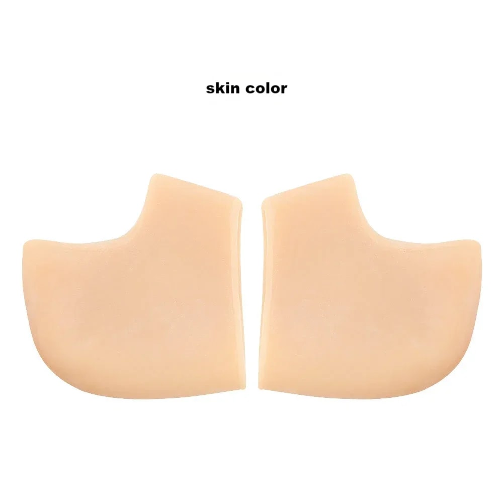 Silicone Heel Protectors for Cracked Heel Repair & Heel Pain Relief Socks