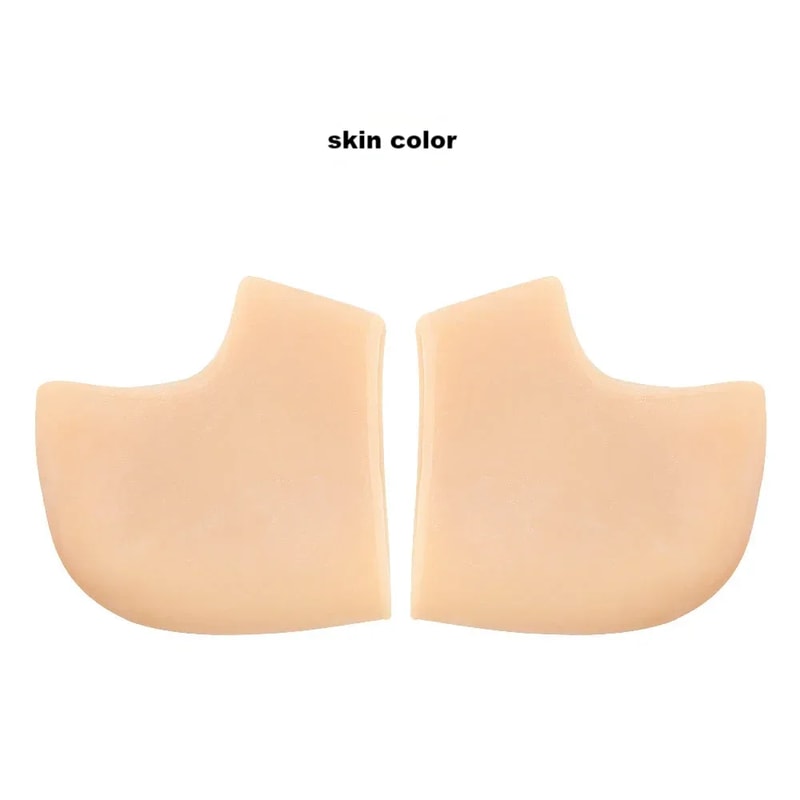 Silicone Heel Protectors for Cracked Heel Repair & Heel Pain Relief Socks