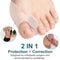 Bunion Relief Toe Corrector Set Soft Night Splint for Big Toe Alignment