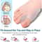 Bunion Relief Toe Corrector Set Soft Night Splint for Big Toe Alignment