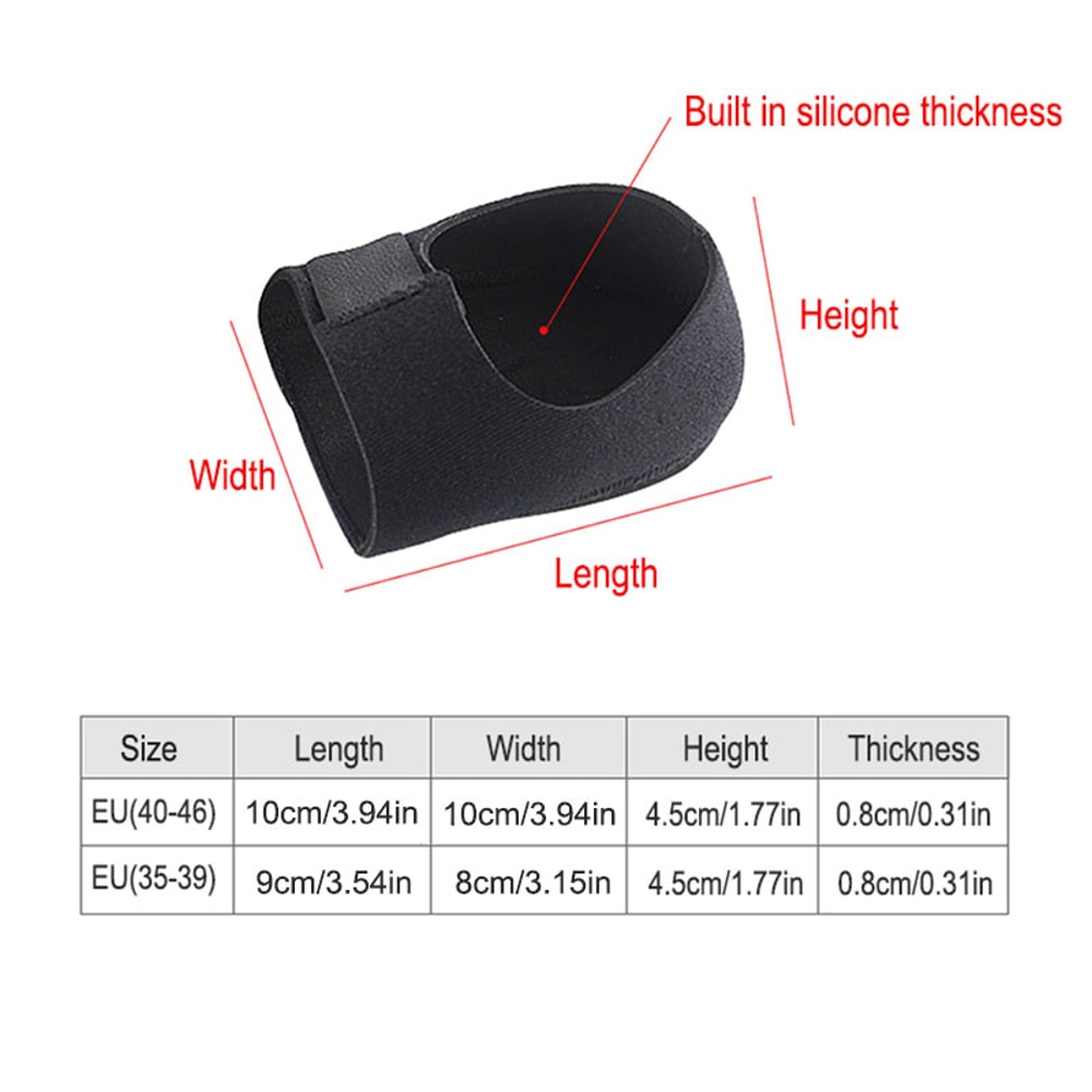 Silicone Heel Cushions with Straps for Heel Pain Relief and Shock Absorption