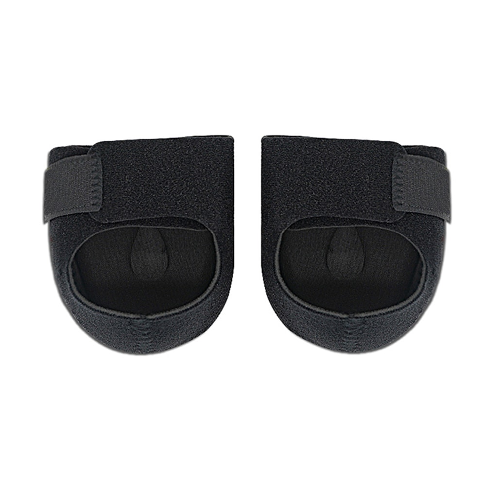 Silicone Heel Cushions with Straps for Heel Pain Relief and Shock Absorption