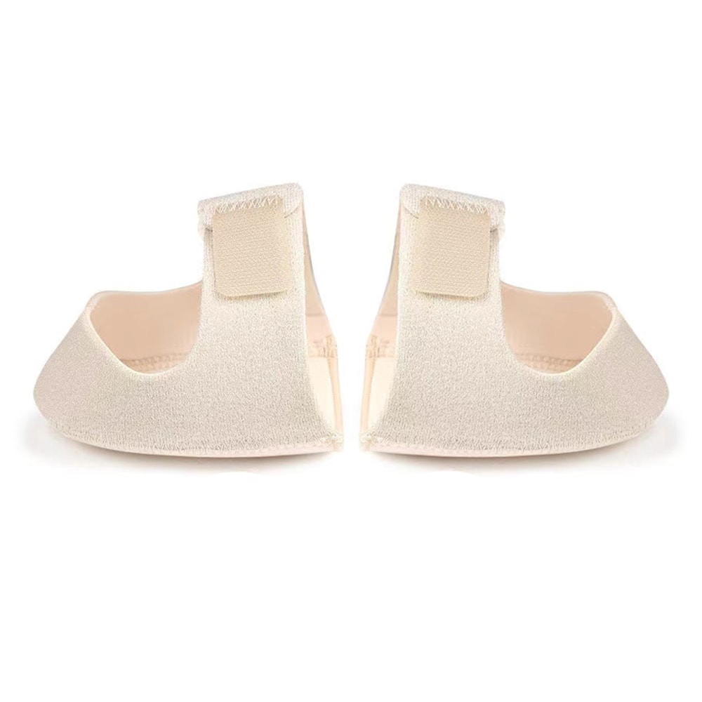 Silicone Heel Cushions with Straps for Heel Pain Relief and Shock Absorption