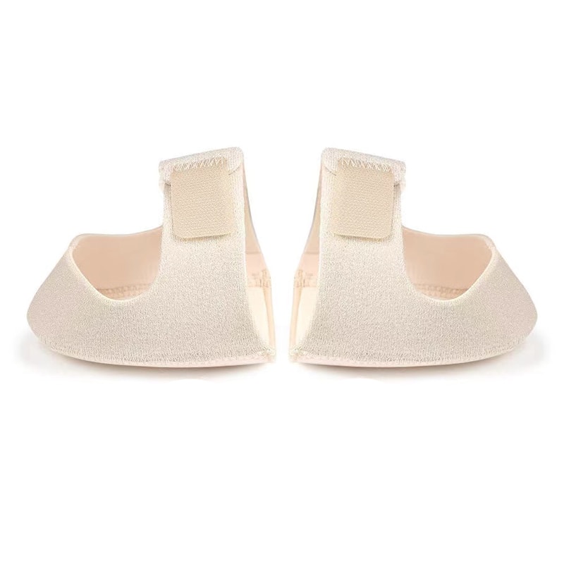 Silicone Heel Cushions with Straps for Heel Pain Relief and Shock Absorption