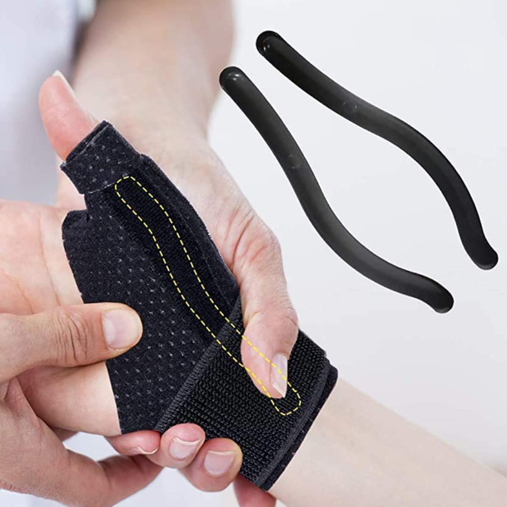 Adjustable Wrist Support Brace With Thumb Stabilizer Breathable Compression Thumb Brace Gloves 1