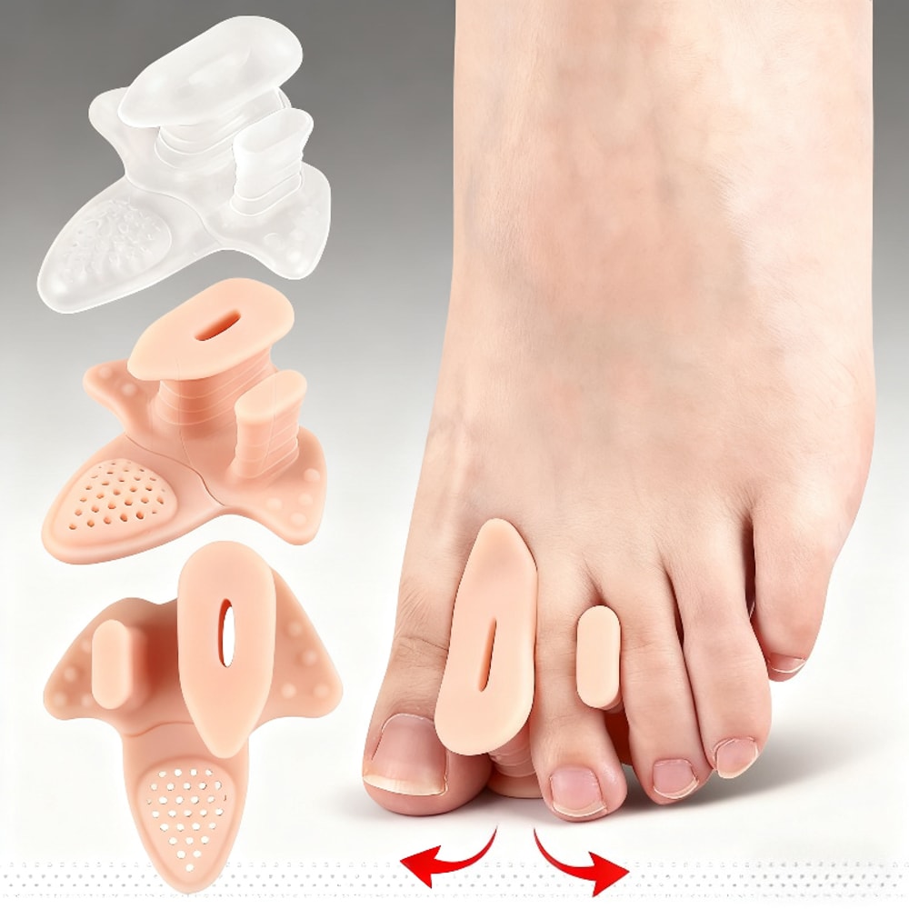 Comfort Toe Separator Bunion Relief Pad With Cushioned Forefoot Support 2