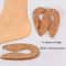 Silicone Heel Cups for plantar fasciitis relief, U-Shaped Heel Pads for Pain Support & Comfort