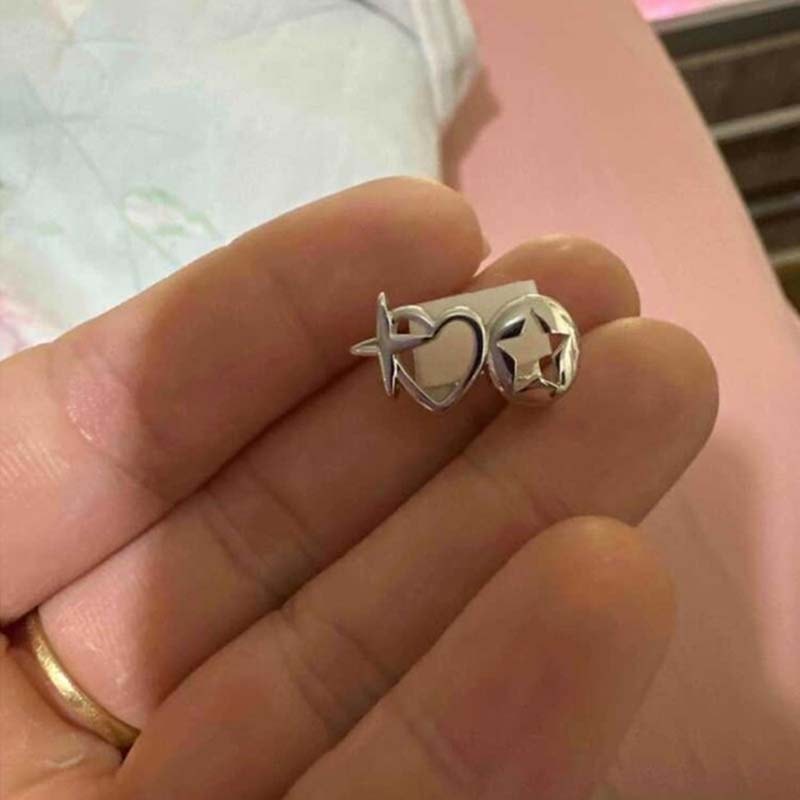 Vintage Silver Tooth Grill Caps Set, Punk Hip Hop Tooth Jewelry for Couples